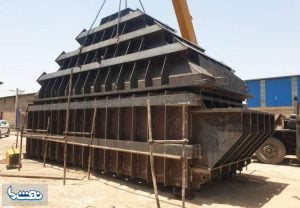 تحویل مخازن ۱۸۰ متر مکعبی شرکت فولاد شادگان