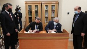 امضای قرارداد سه جانبه سوآپ گاز از ترکمنستان به آذربایجان از ایران